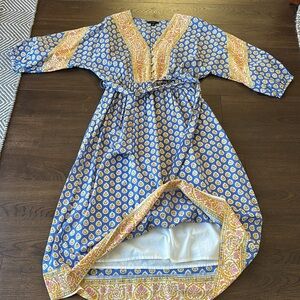 J.Crew Floral and Geometric Dress